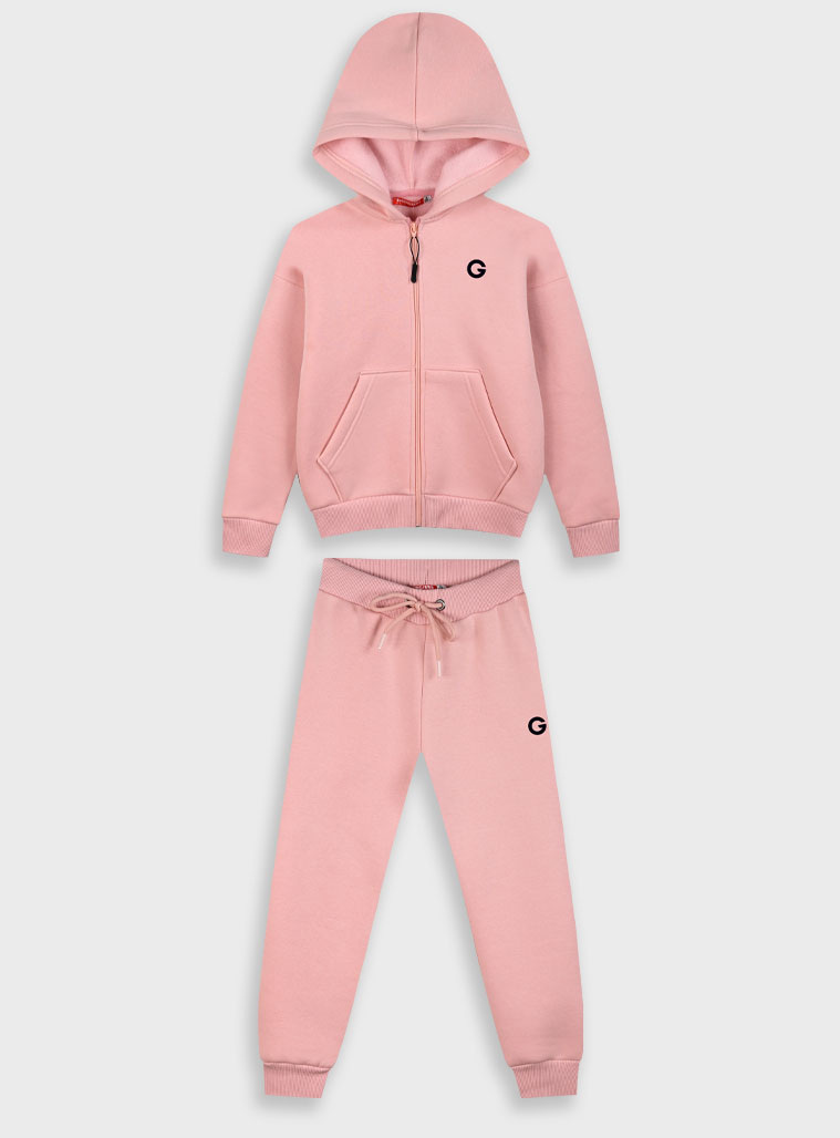 Σετ φούτερ φόρμα με τύπωμα για κορίτσι | ΣΚΟΝΙΣΜΕΝΟ ΡΟΖ Σετ φούτερ φόρμα με τύπωμα για κορίτσι | ΣΚΟΝΙΣΜΕΝΟ ΡΟΖ