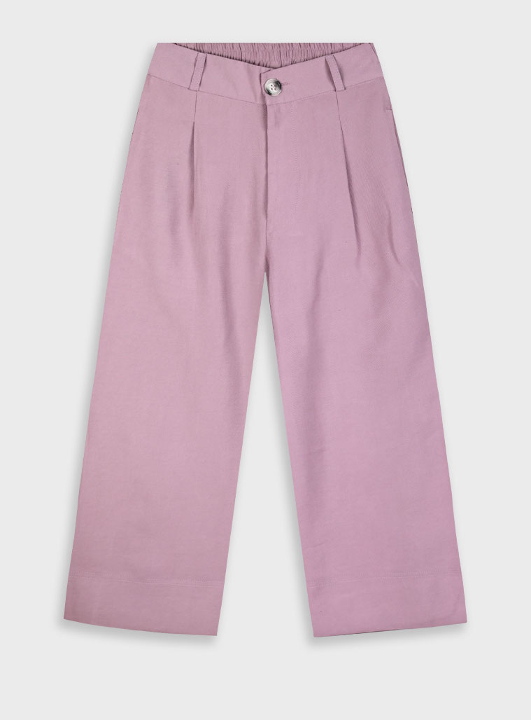 Wide leg pants for girls | DUSTY LILAC