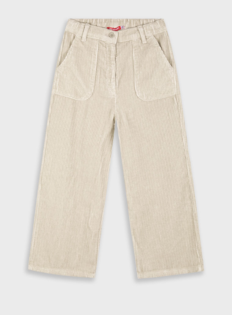 Παντελόνι κοτλέ φαρδύ για κορίτσι | ΒΑΝΙΛΙΑ Παντελόνι κοτλέ φαρδύ για κορίτσι | ΒΑΝΙΛΙΑ