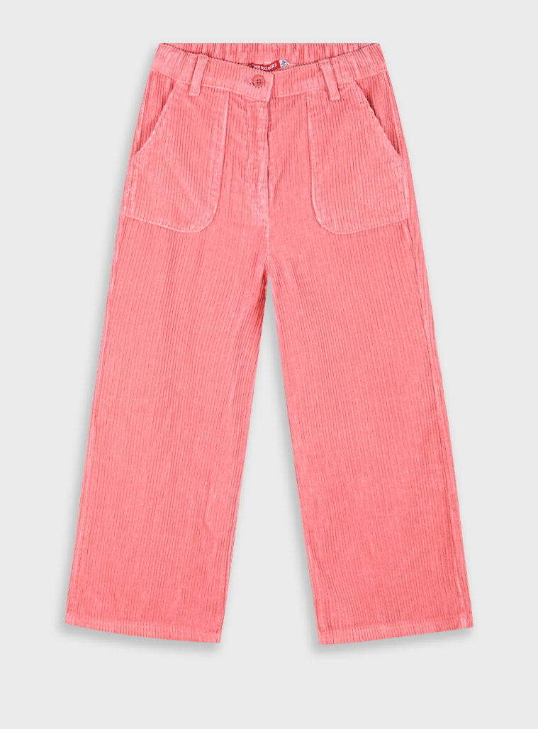 Παντελόνι κοτλέ φαρδύ για κορίτσι | ΠΕΡΛΕ