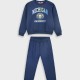 Fleece tracksuit set with print for girls | INDIGO