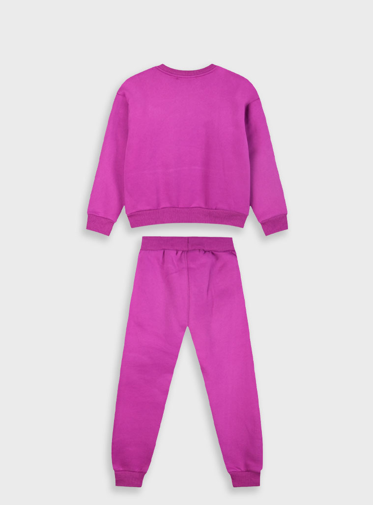 Σετ φούτερ φόρμας με τύπωμα για κορίτσι | ΒΙΟΛΕΤΙ Σετ φούτερ φόρμας με τύπωμα για κορίτσι | ΒΙΟΛΕΤΙ