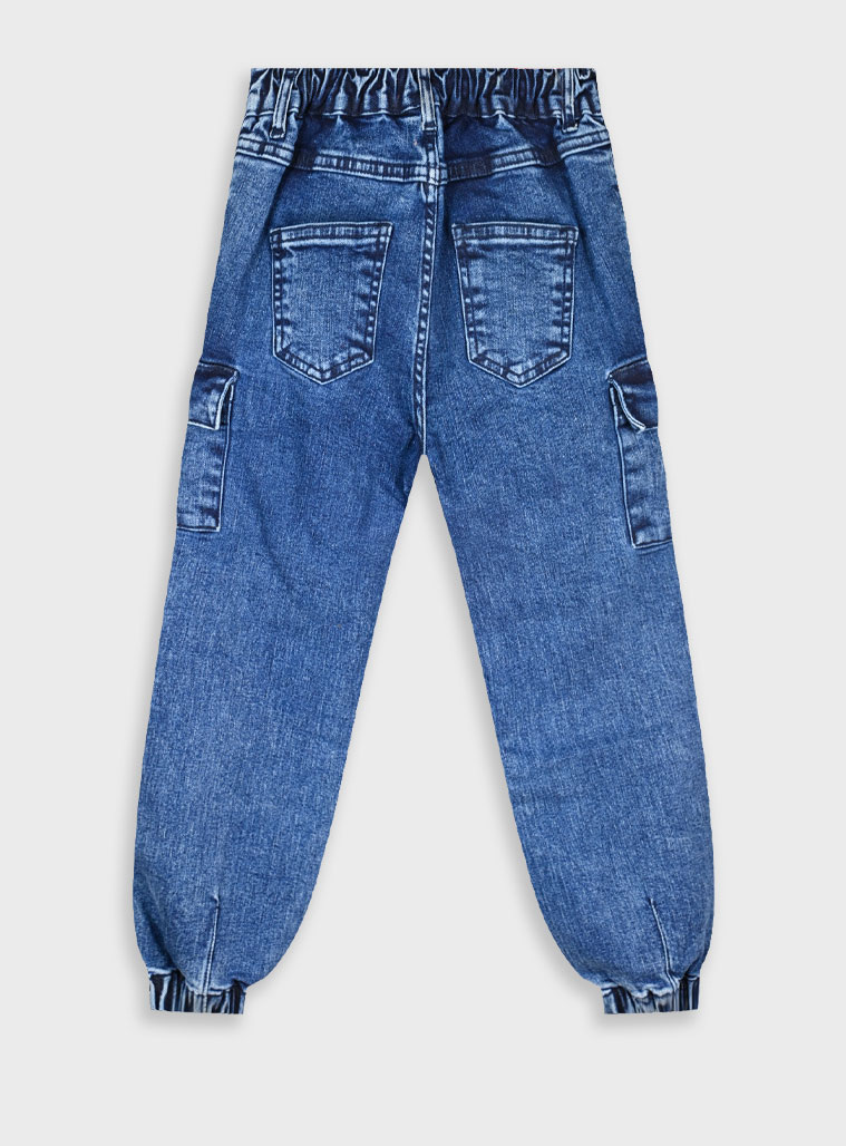 Τζην παντελόνι cargo | DARK BLUE DENIM Τζην παντελόνι cargo | DARK BLUE DENIM