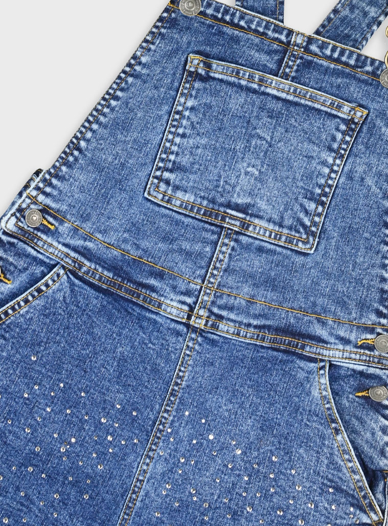 Σαλοπέτα σορτς | DARK BLUE DENIM