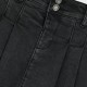 Skort | Denim nero