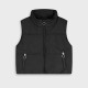 Sleeveless jacket | BLACK