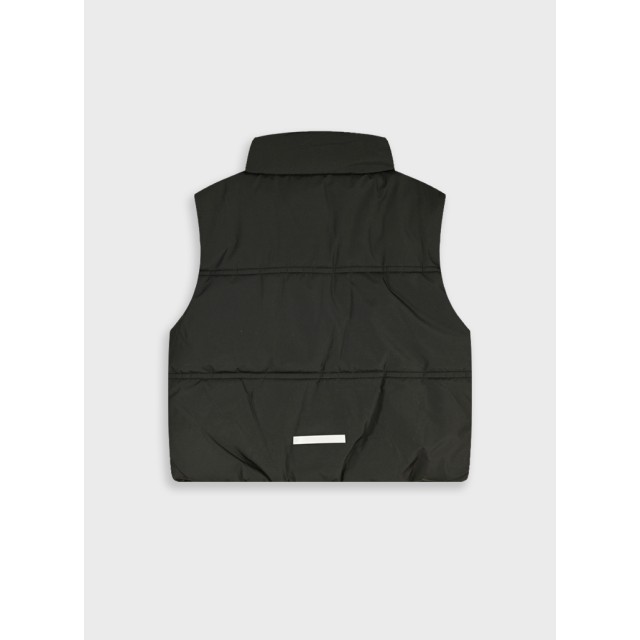 Sleeveless jacket | BLACK