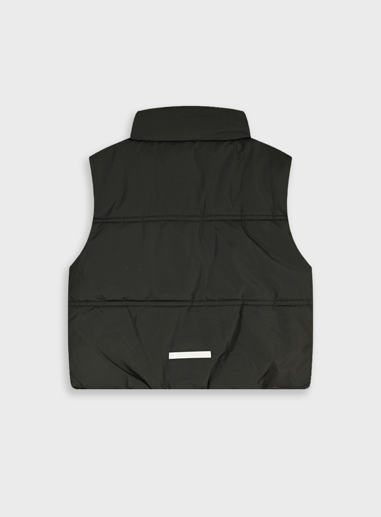 Sleeveless jacket | BLACK