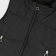 Sleeveless jacket | BLACK