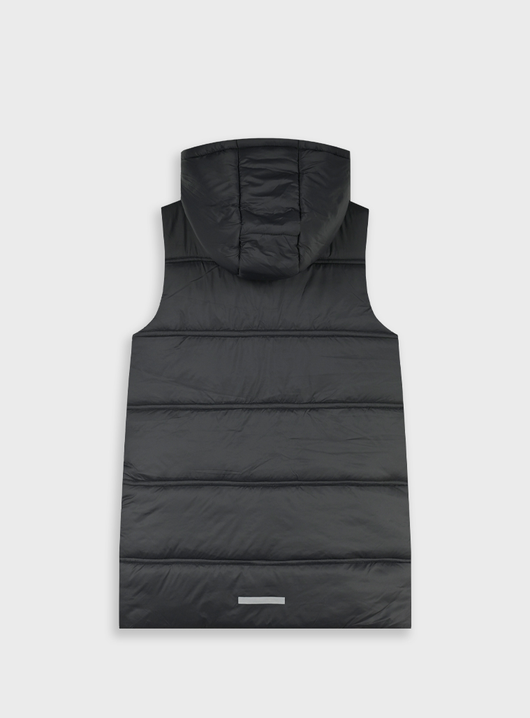 Sleeveless jacket | ANTHRACITE