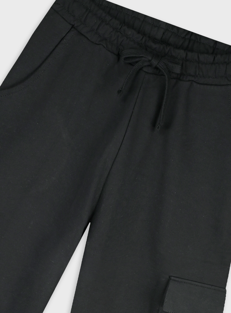 Fleece sweatpants | Nero