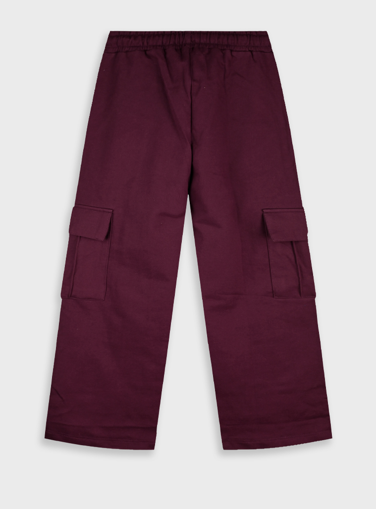 Fleece sweatpants | Borgogna