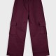 Fleece sweatpants | Borgogna
