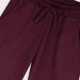 Fleece sweatpants | Borgogna