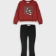 Set sweatshirt with leggings | Nero