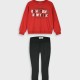 Set sweatshirt with leggings | Bordeaux