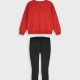 Set sweatshirt with leggings | Bordeaux