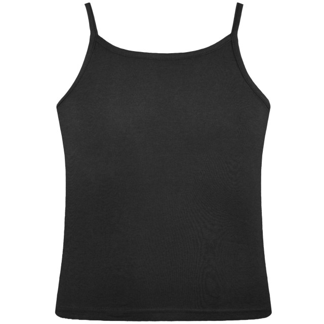 Blouse wih straps basic line | BLACK