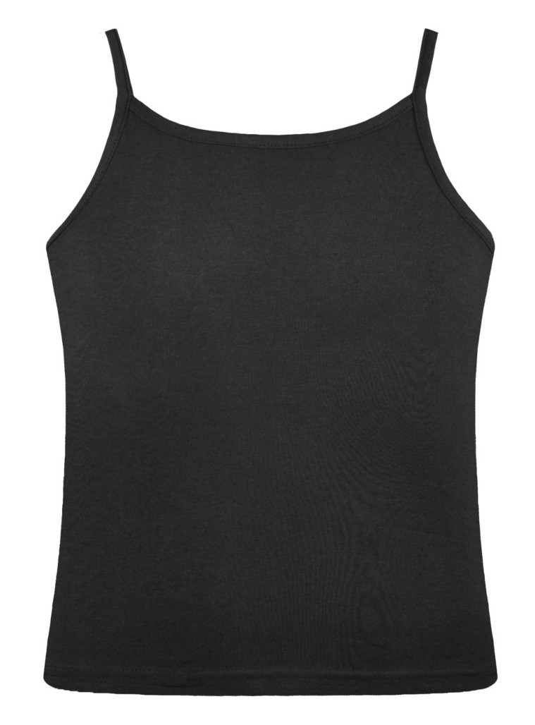 Blouse wih straps basic line | BLACK