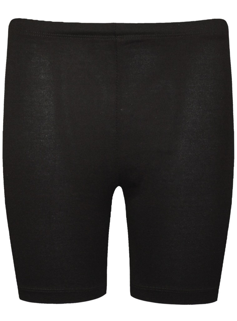 Basic Line biker leggings for girls | BLACK