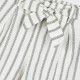Striped bermuda for girls | ECRU