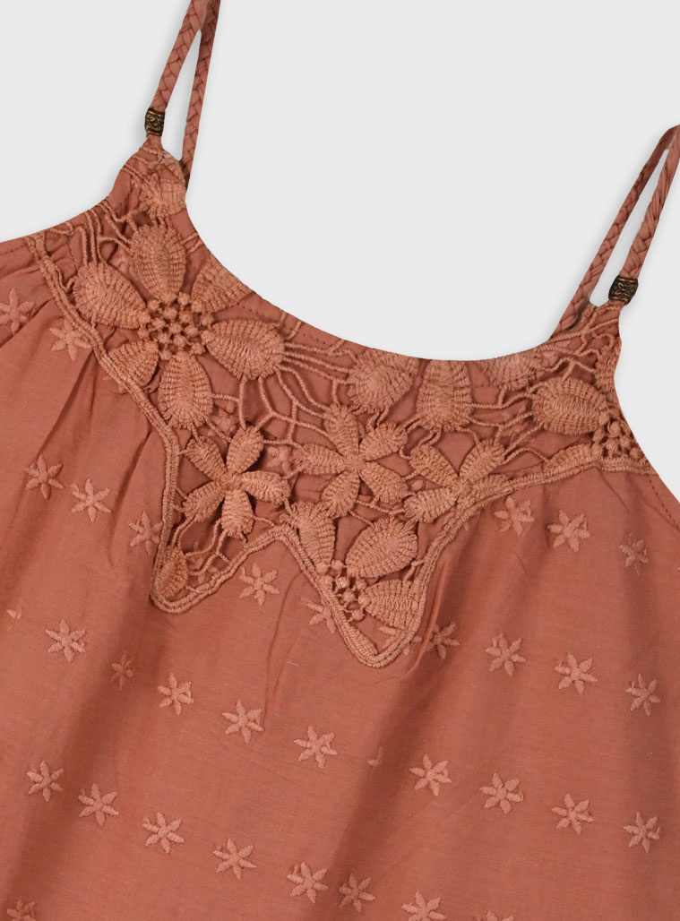 Κεντημένο φόρεμα για κορίτσι | ΠΕΡΛΕ