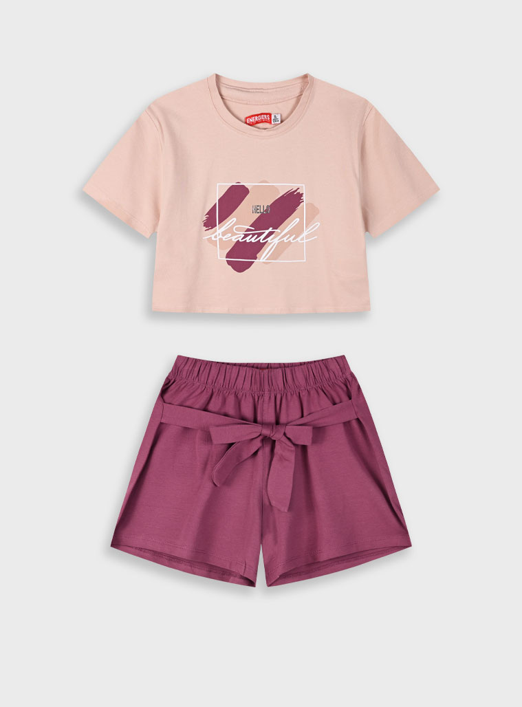 Set with print for girls | CYCLAMEN