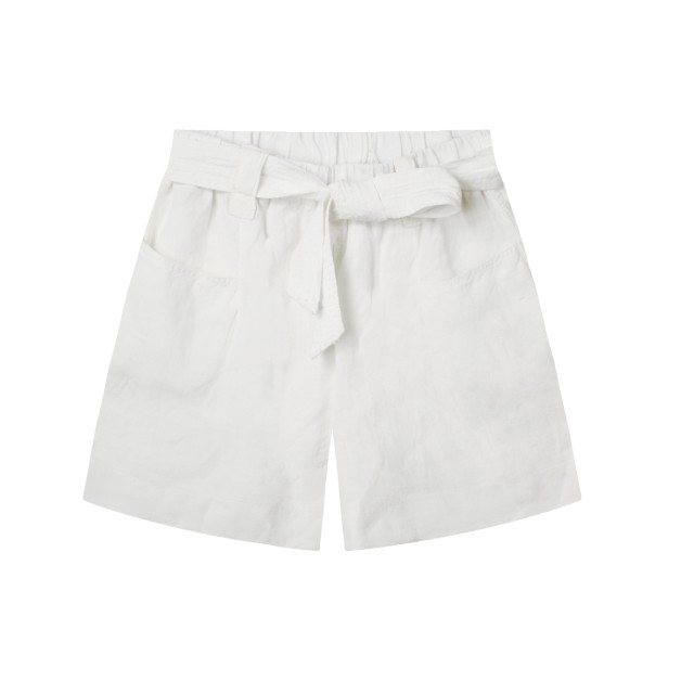 wooven fabric shorts | WHITE