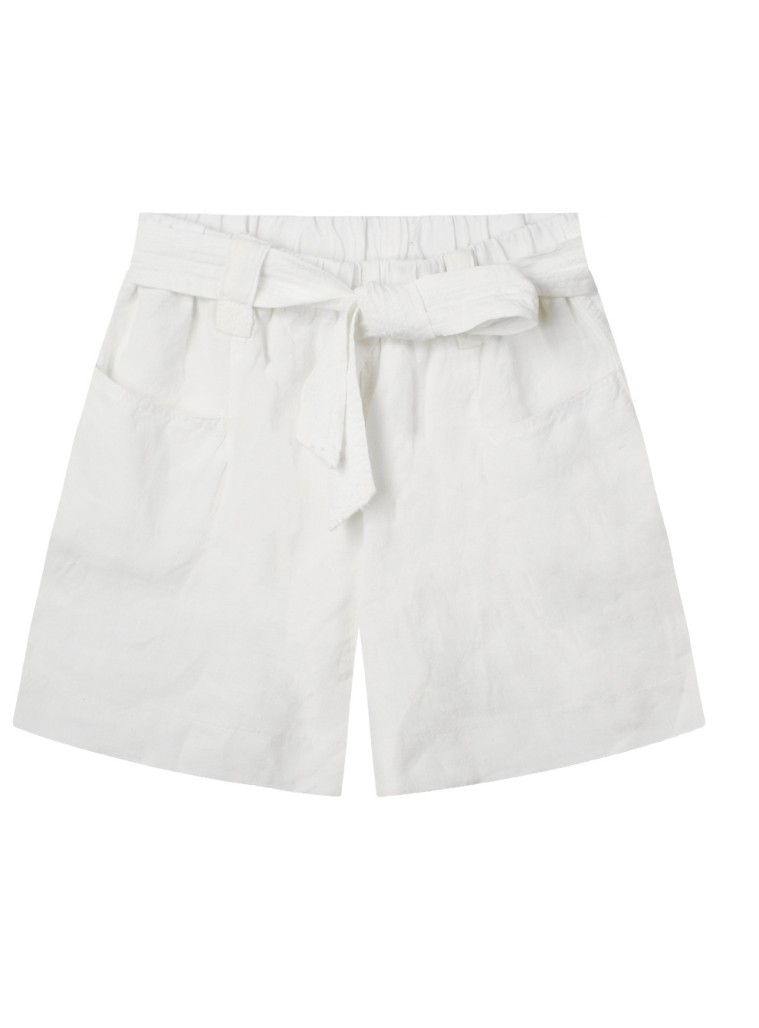 wooven fabric shorts | WHITE