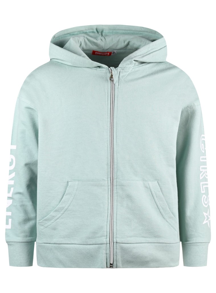 Hoodie jacket from unbrushed fleece | PEANUT