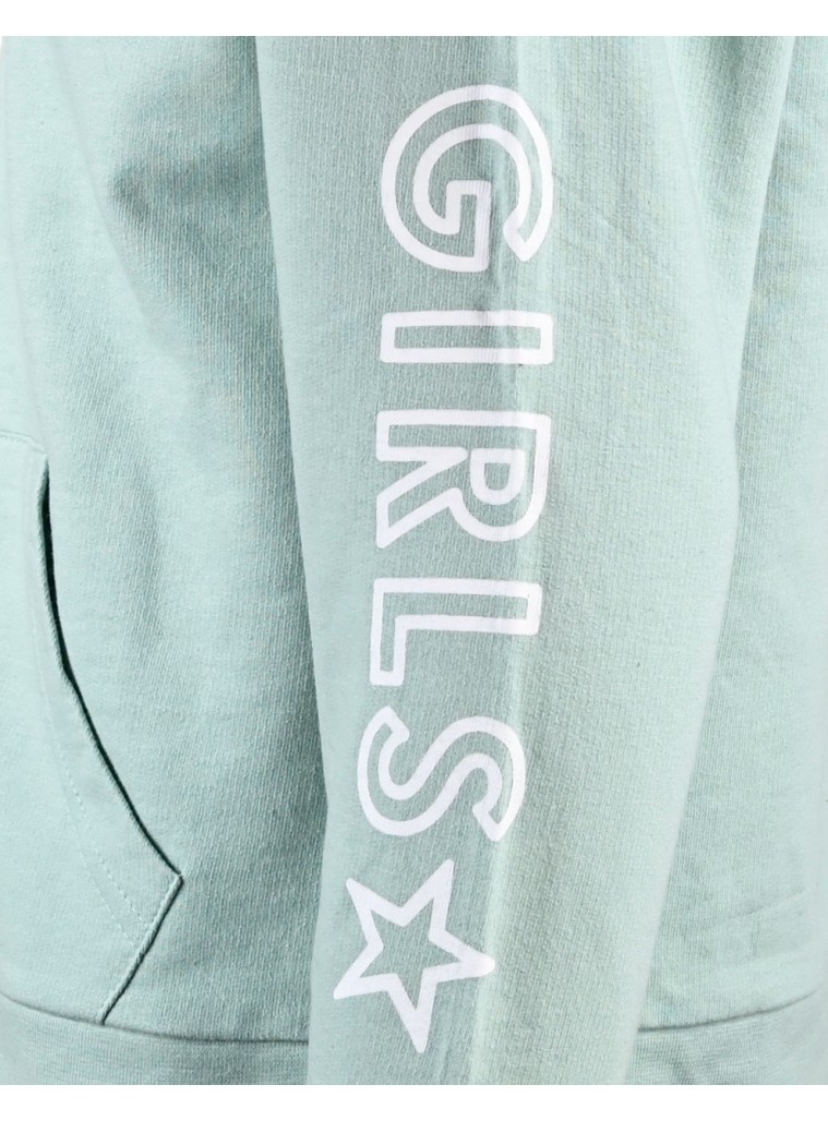 Hoodie jacket from unbrushed fleece | PEANUT