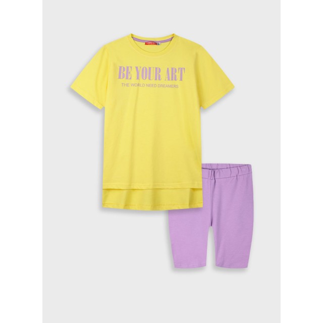 Set with print for girls | LILAC