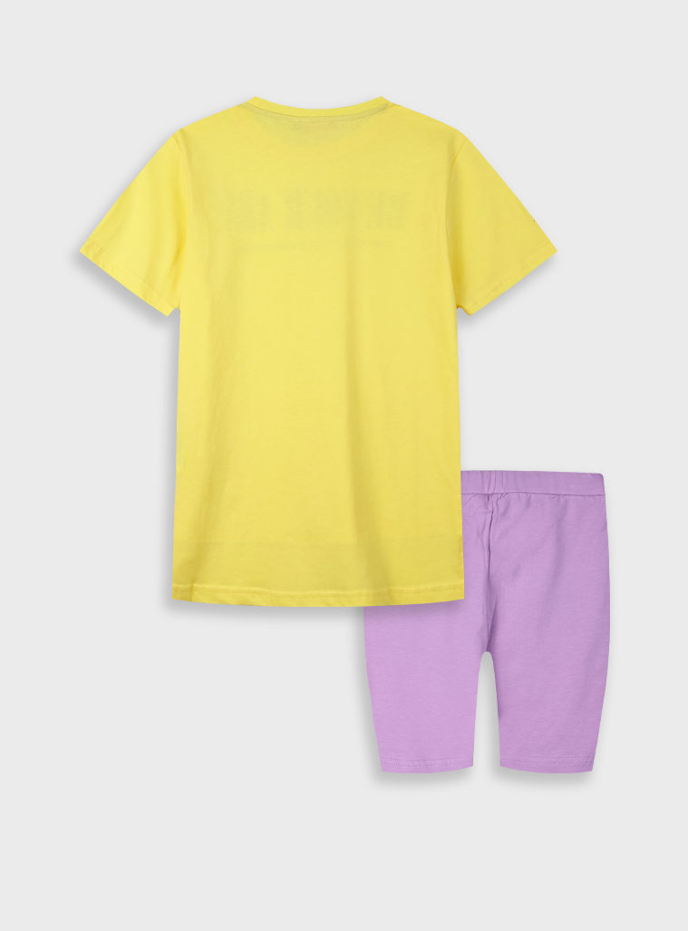 Set with print for girls | LILAC