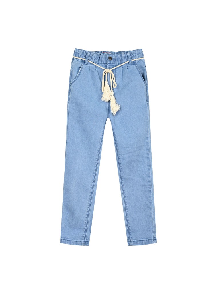 Girl΄s slim fit jeans | LIGHT BLUE DENIM