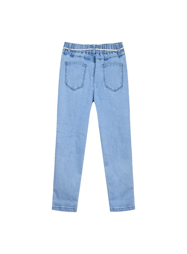 Girl΄s slim fit jeans | LIGHT BLUE DENIM