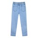 Girl΄s slim fit jeans | LIGHT BLUE DENIM