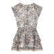 Girl΄s printed dress with details | ALL OVER PRINT