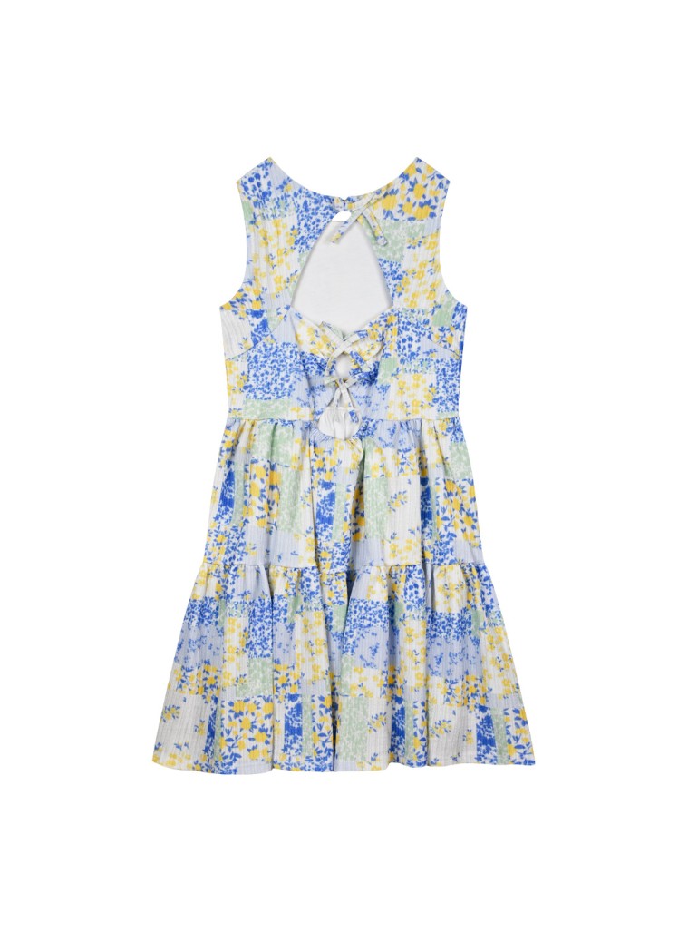 Παιδικό αμάνικο εμπριμέ φόρεμα για κορίτσι | ΕΜΠΡΙΜΕ