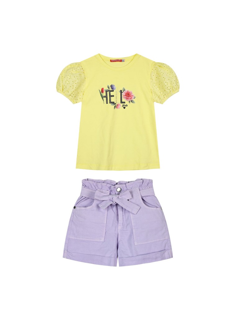 Παιδικό σετ 2 τεμάχια με τύπωμα για κορίτσι | ΛΙΛΑ