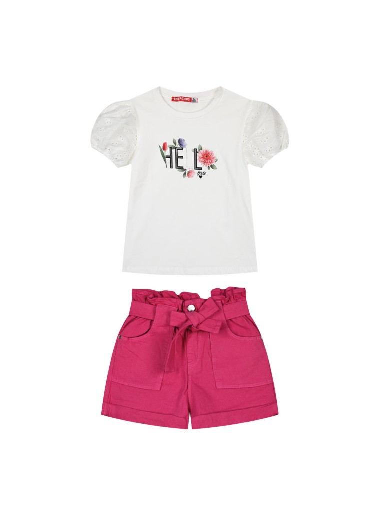 Παιδικό σετ 2 τεμάχια με τύπωμα για κορίτσι | ΦΟΥΞ