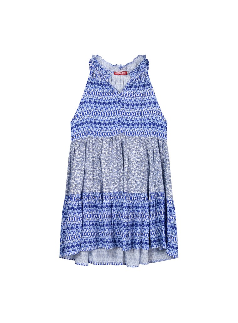 Girl΄s printed halter dress | ALL OVER PRINT