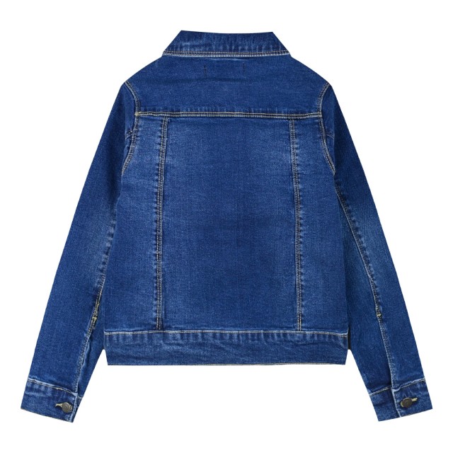 Girl΄s jean jacket with rhinestones | BLUE DENIM