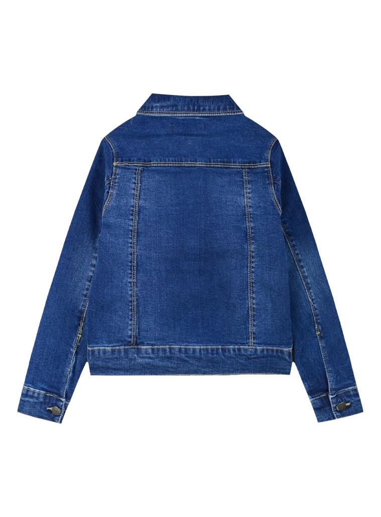 Παιδικό τζην μπουφάν με στρας για κορίτσι | ΜΠΛΕ ΤΖΗΝ