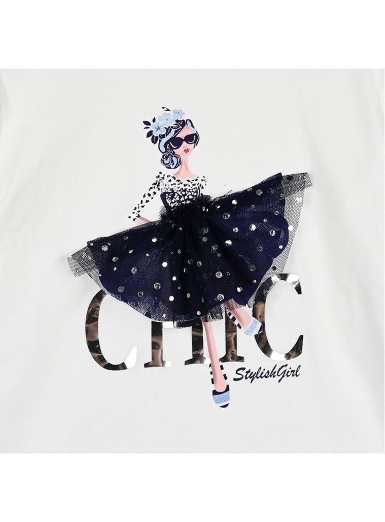 Παιδικό σετ 2 τεμάχια με τύπωμα για κορίτσι | ΑΝ.ΜΠΛΕ