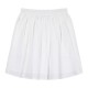 Παιδική φούστα μεσαίου μήκους με κέντημα για κορίτσι | ΛΕΥΚΟ