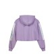 Girl΄s longsleeve crop top | LILAC