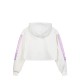 Παιδική μπλούζα μακρυμάνικη κροπ για κορίτσι | ΛΕΥΚΟ