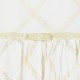 Girl΄s sleeveless dress with gold details | ECRU
