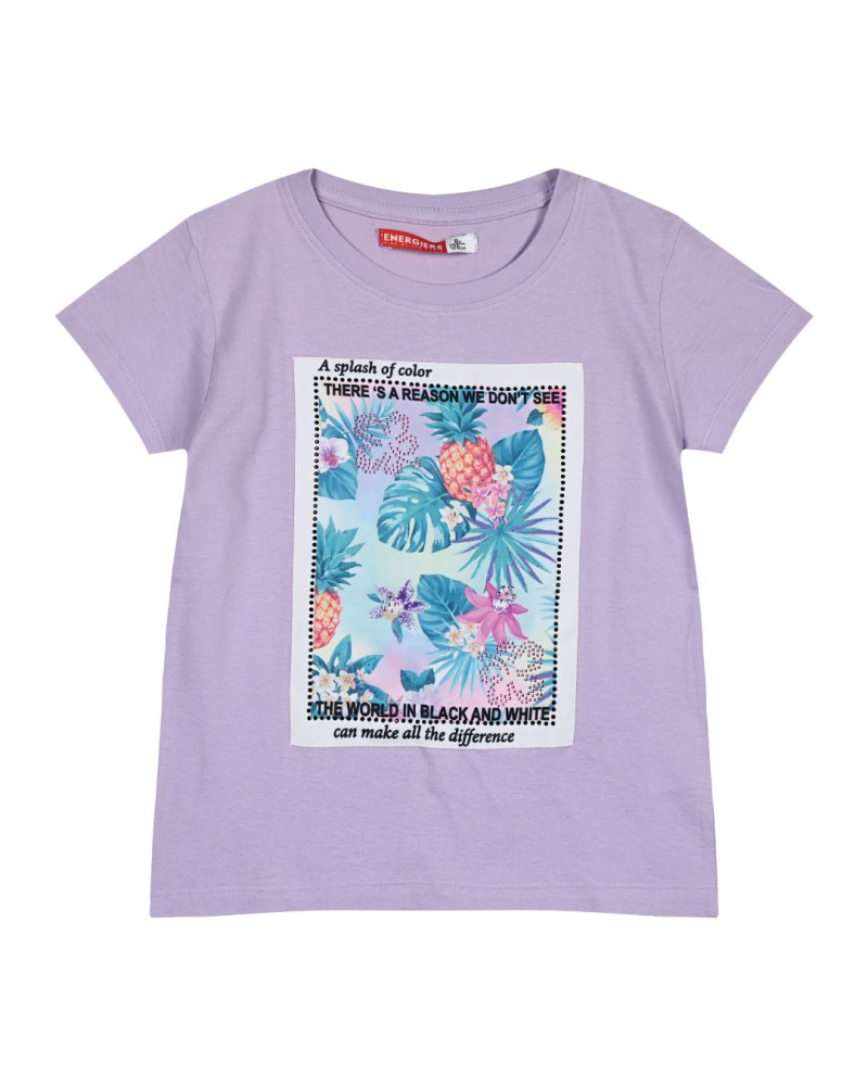 Παιδική μπλούζα με τύπωμα για κορίτσι | ΛΙΛΑ