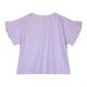 Girl΄s shirt with ruffled sleeves | LILAC
